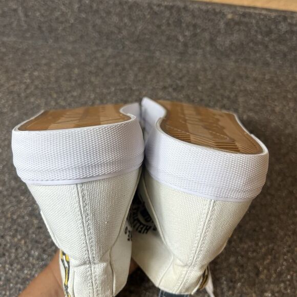 Akedo x Stranger Things Hellfire Club White Mid Top Sneaker Men US 12 EU 45 Shoe - Picture 8 of 12